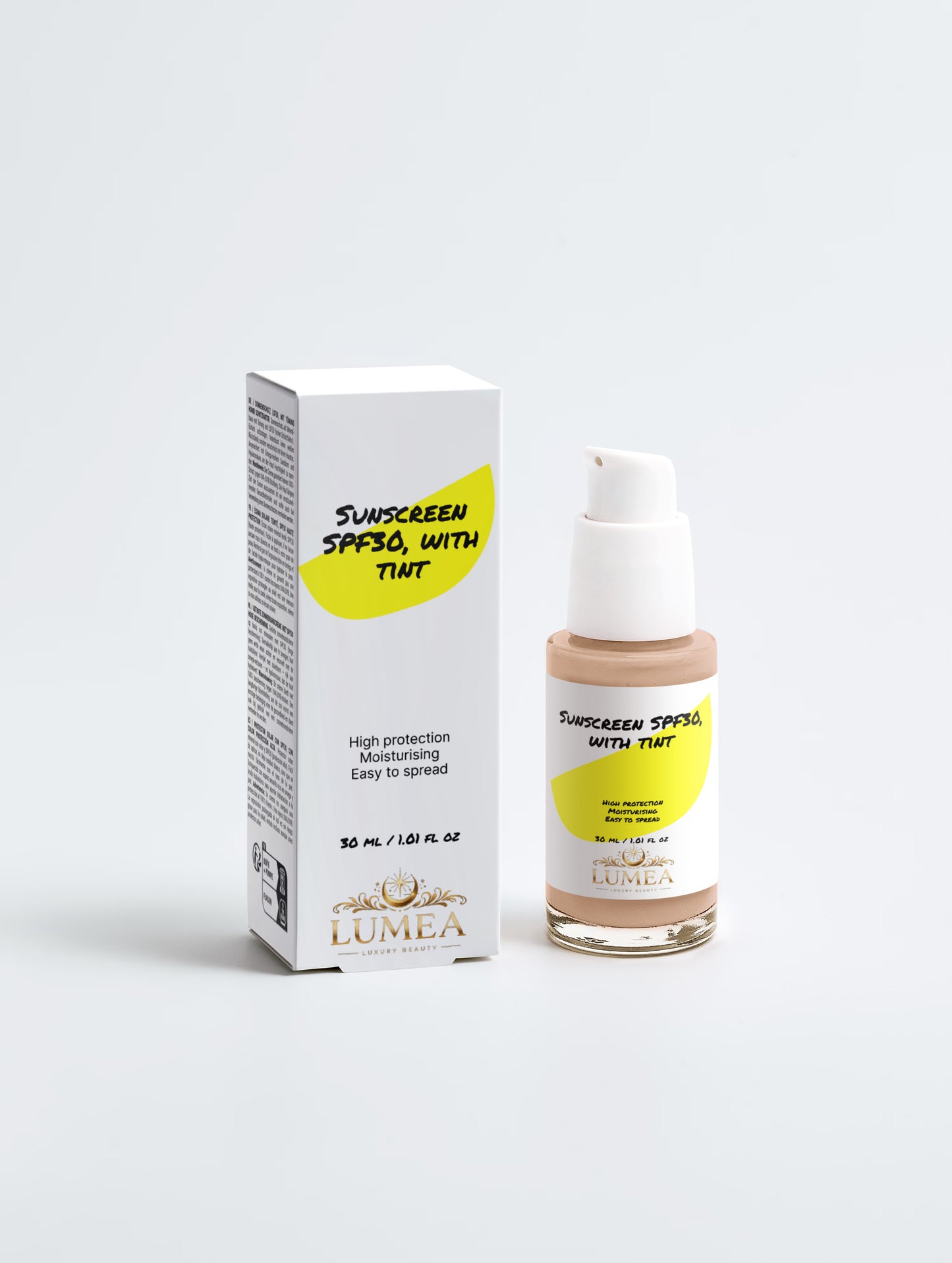 Sunscreen SPF30, with tint