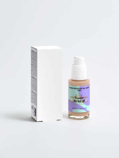 Sunscreen SPF30, with tint