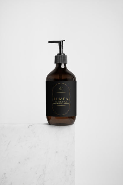 Hand & Body Wash, Ginger & Smoky Cardamom