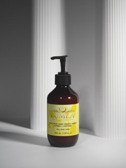 Silk Skin Hand Cream, Woody Amber & Leather