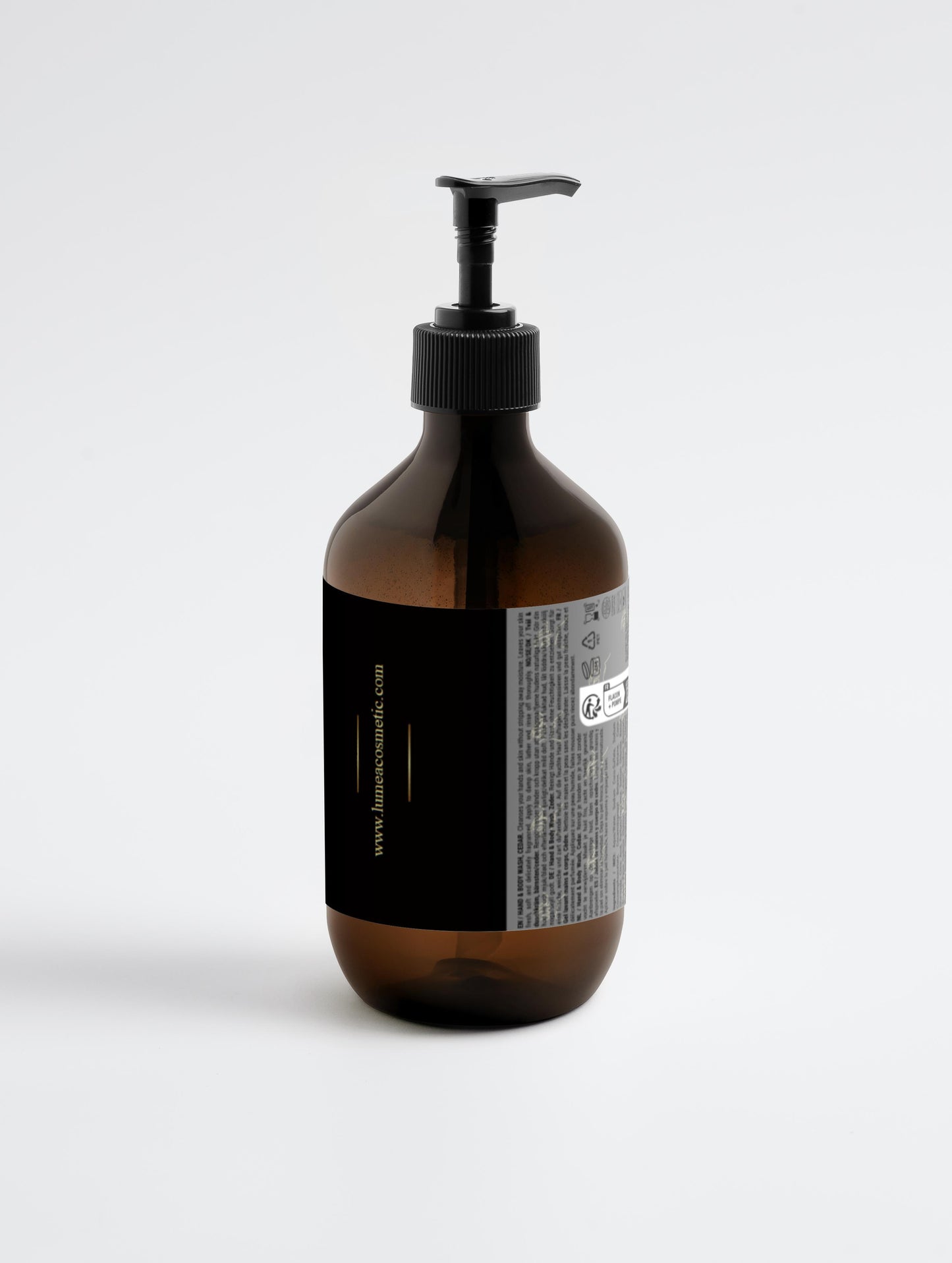 Hand & Body Wash, Peppermint & Dark Cedar