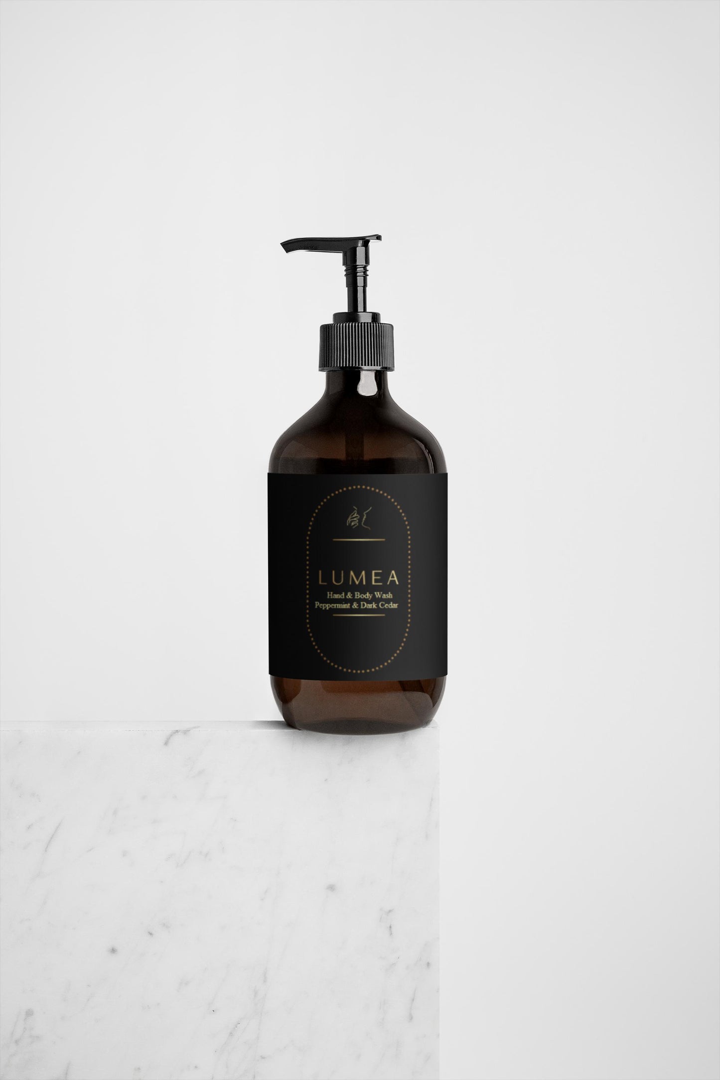 Hand & Body Wash, Peppermint & Dark Cedar