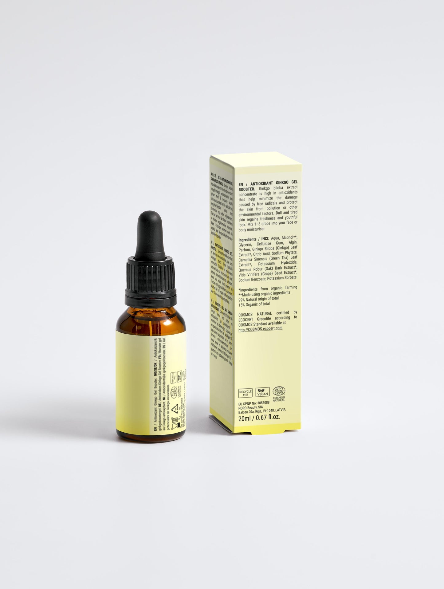 Antioxidant Ginkgo Gel Booster